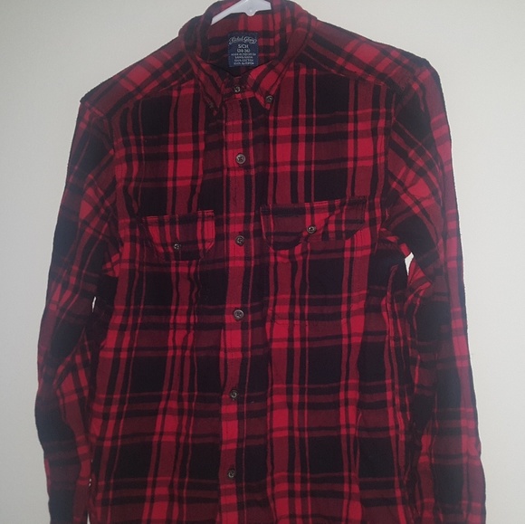 Tops - Long sleeve plaid flannel